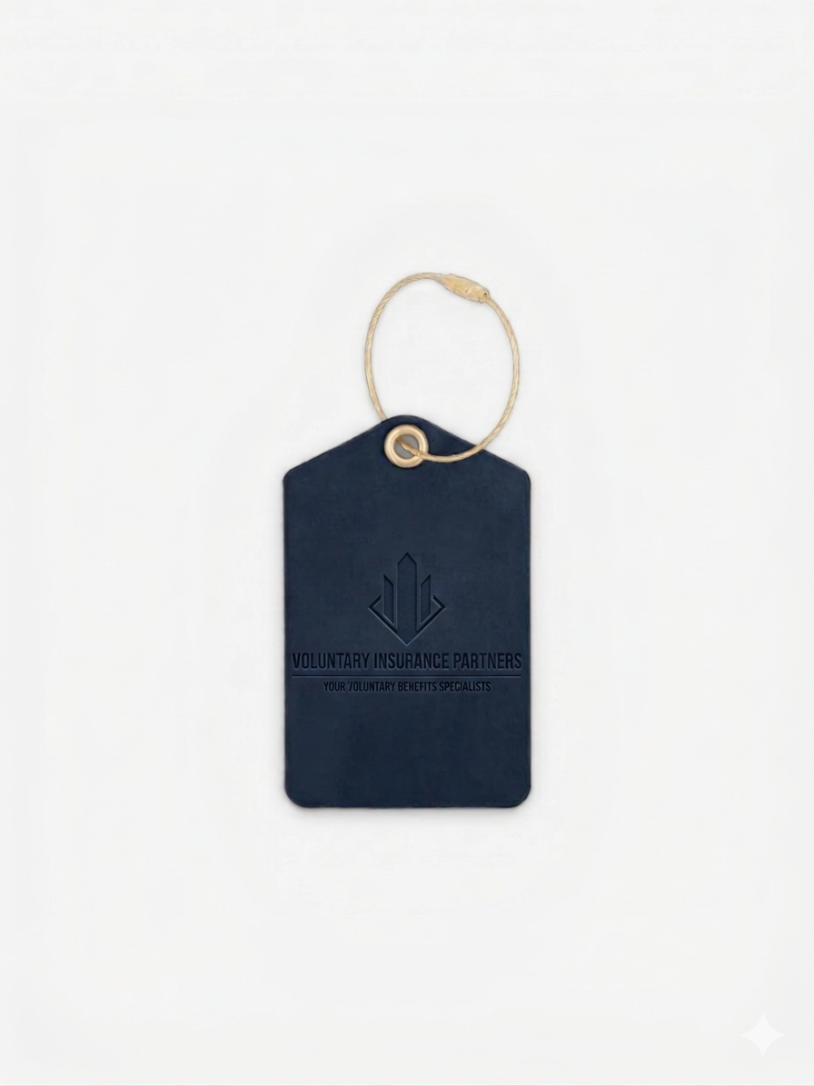 Simple Leather Bag Tag
