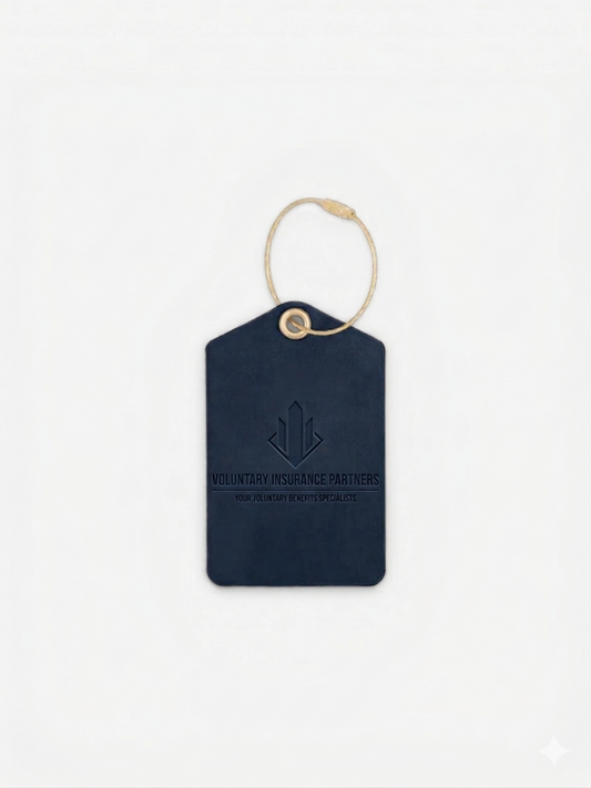 Simple Leather Bag Tag